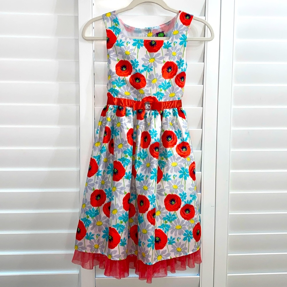 Dollie and Me girls spring dress size 12  Easter,Church, weddings, tea parties